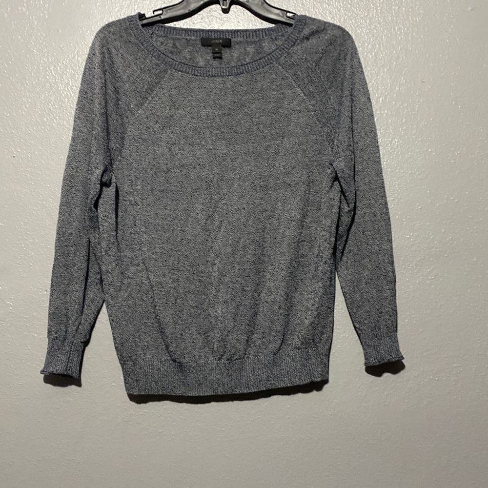 J. Crew Summerweight pullover sweater In Gray Size Size X-Small Item J0993